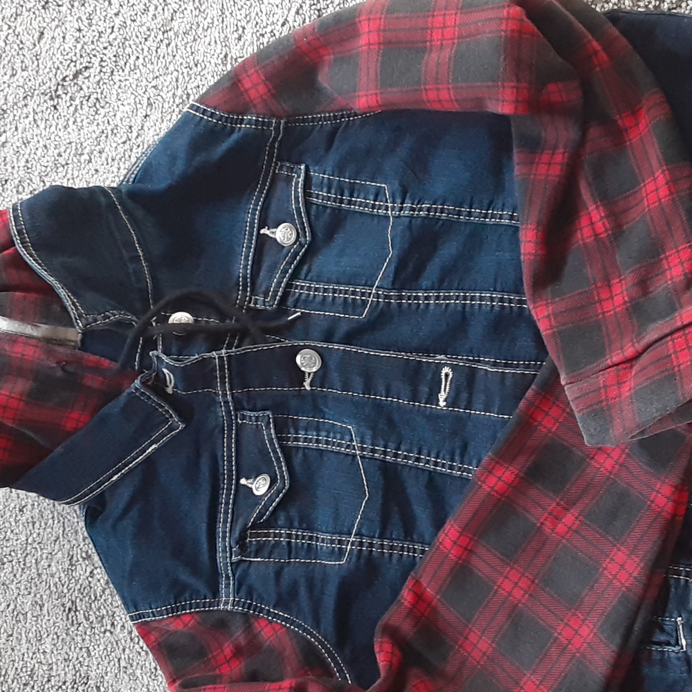 Vintage Plaid Jean